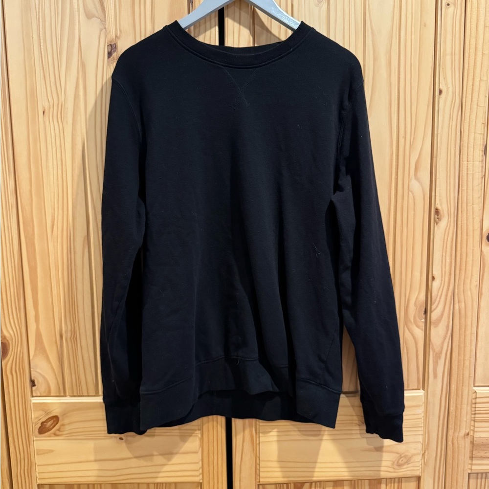 Divided Black Crewneck Sweater